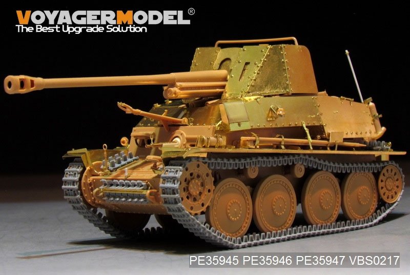 Maquette Voyager PE35945 Chasseur de chars allemand Marder III (Sd.Kfz.139) de la Seconde Guerre mondiale, à base de la maquette TAMIYA 35248 au 1/35 – Bild 5
