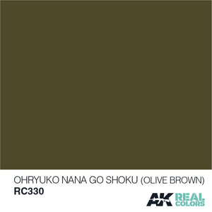 AK Interactive RC330 OHRYUKO NANA GO SHOKU (BRUN OLIVE) 10ML – Bild 2