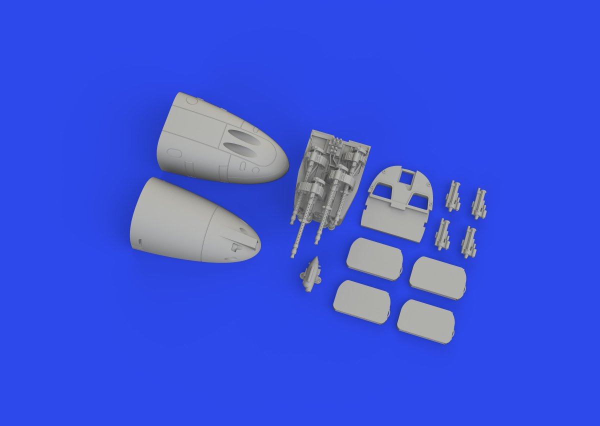Eduard 672311 Canons de nez Bf 110E IMPRESSION EDUARD 1/72 – image 2
