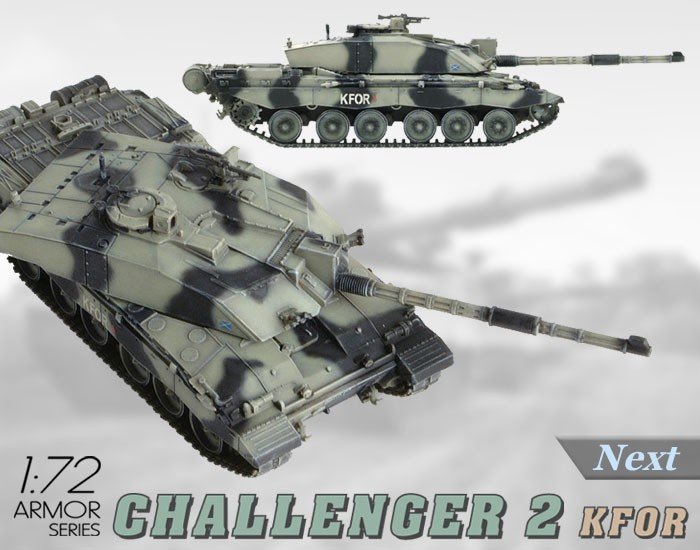 Dragon 7222 CHALLENGER II KFOR 1/72 – zdjęcie 2