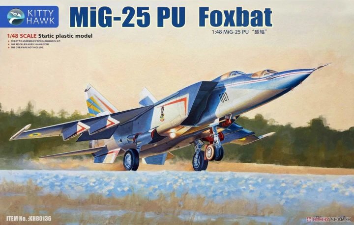 Maquette Hawk 80136 MiG-25PU Foxbat-C au 1/48