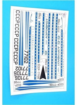 Maquette Modelsvit 7203 Tupolev Tu-144 Avion de ligne supersonique 1/72 – immagine 4