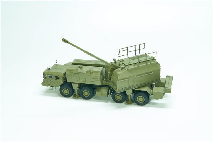 Modelcollect PP72001 Russian 130 mm coastal defense gun A-222 bereg pre-painted Kit 1/72 – zdjęcie 9