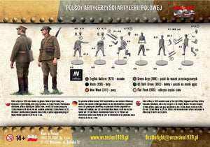 Premiers à combattre PL055 Artilleurs de campagne polonais (1/72) – immagine 3