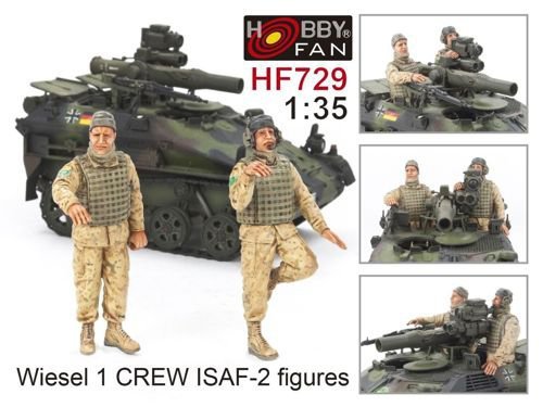 Figurines Hobby Fan HF729 Wiesel 1 CREW ISAF-2