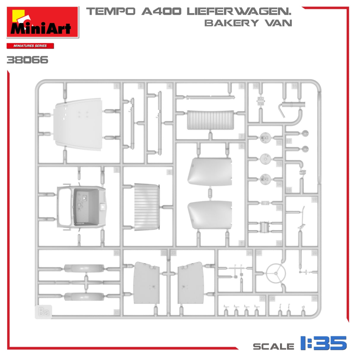 MiniArt 38066 TEMPO A400 LIEFERWAGEN. FOURgon BOULANGERIE 1/35 – image 9
