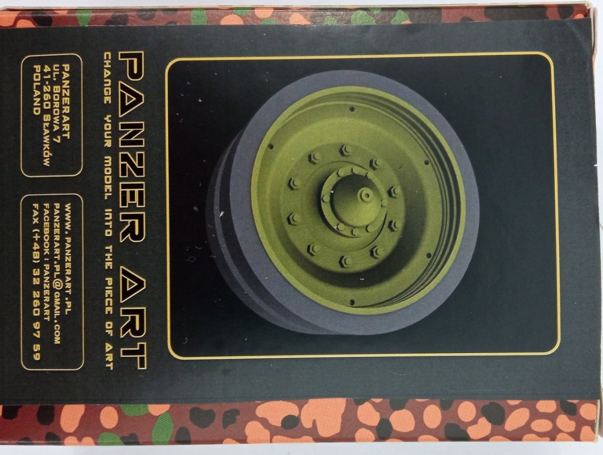 Roues de route du char de combat principal Panzer Art RE35-681 « Chieftain » au 1/35
