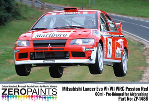 Peinture Zero Paints ZP-1486 Mitsubishi Lancer Evo VI WRC Rouge Passion 60 ml – image 2