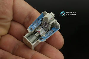 Intérieur imprimé en 3D et coloré sur papier décalcomanie Quinta Studio QD48234 Su-35S (KittyHawk) 1/48  – image 14