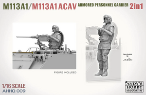 Andy&amp;#39;s Hobby Headquarters AHHQ-009 Kit M113A1 / M113A1 ACAV 2 en 1 1/16 – immagine 7