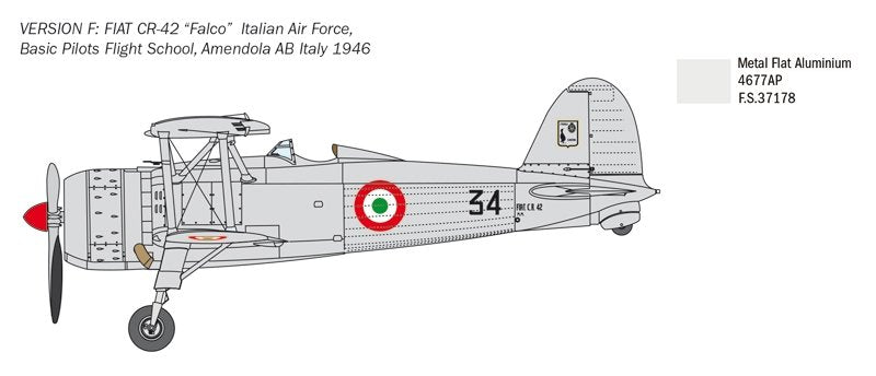 Italeri 2801 FIAT CR.42 Falco 1/48 – image 4