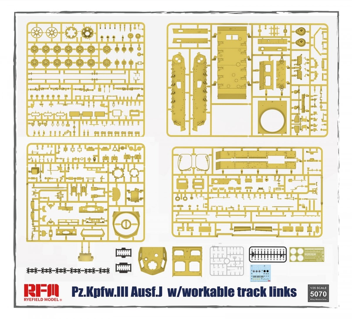 Rye Field Modèle 5070 Pz.Kpfw.III Ausf.J 1/35 – image 2