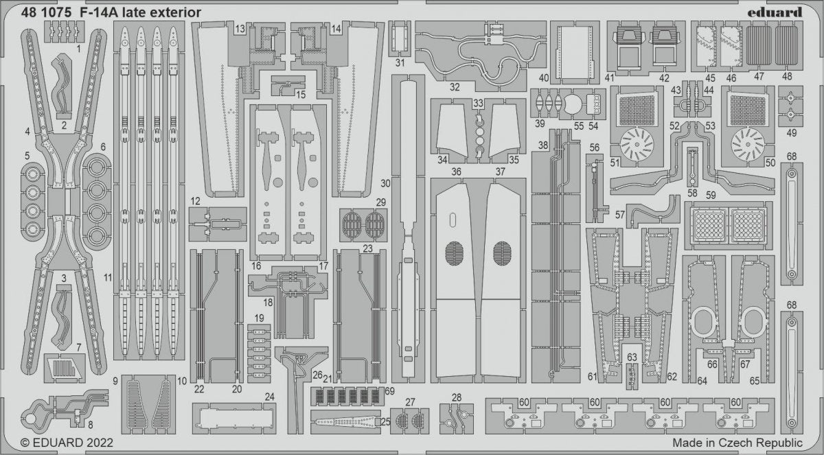 Eduard BIG49318 F-14A fin de série TAMIYA 1/48 – image 7