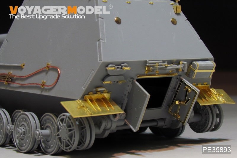 Mortier automoteur lourd allemand BAR 305 mm de la Seconde Guerre mondiale, modèle Voyager PE35893, pour maquettes AMUSING au 1/35 – imagen 8