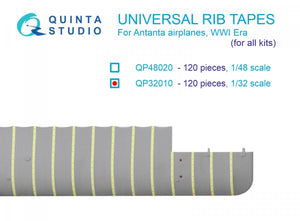 Bandes de renfort universelles Quinta Studio QP32010 pour Antanta. Première Guerre mondiale, après-guerre (tous kits) 1/32