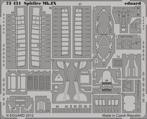 Eduard 73431 Spitfire Mk. IX 1/72 ITALERI – immagine 2