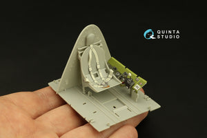 Intérieur imprimé en 3D et coloré sur papier décalcomanie Quinta Studio QD32133 F6F-3 Hellcat (Trumpeter) 1/32 – image 8