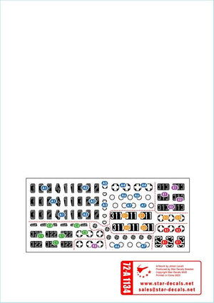 Star Decals 72-A1134 Wiking # 6. 5. SS-Wiking in Caucasus 1942-43. Pz IV Ausf F, Pz IV Ausf F2 and Pz IV Ausf G. 1/72 – zdjęcie 3