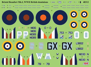 ICM 48312 Bristol Beaufort Mk.I Seconde Guerre mondiale, Force aérienne des dominions britanniques, échelle 1/48 – immagine 3