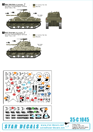 Star Decals 35-C1045 États-Unis en Afrique du Nord 1942-43 # 1 1/35 – Bild 2
