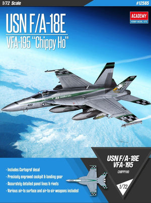 Maquette Academy 12565 USN F/A-18E VFA-195 « Chippy Ho » au 1/72