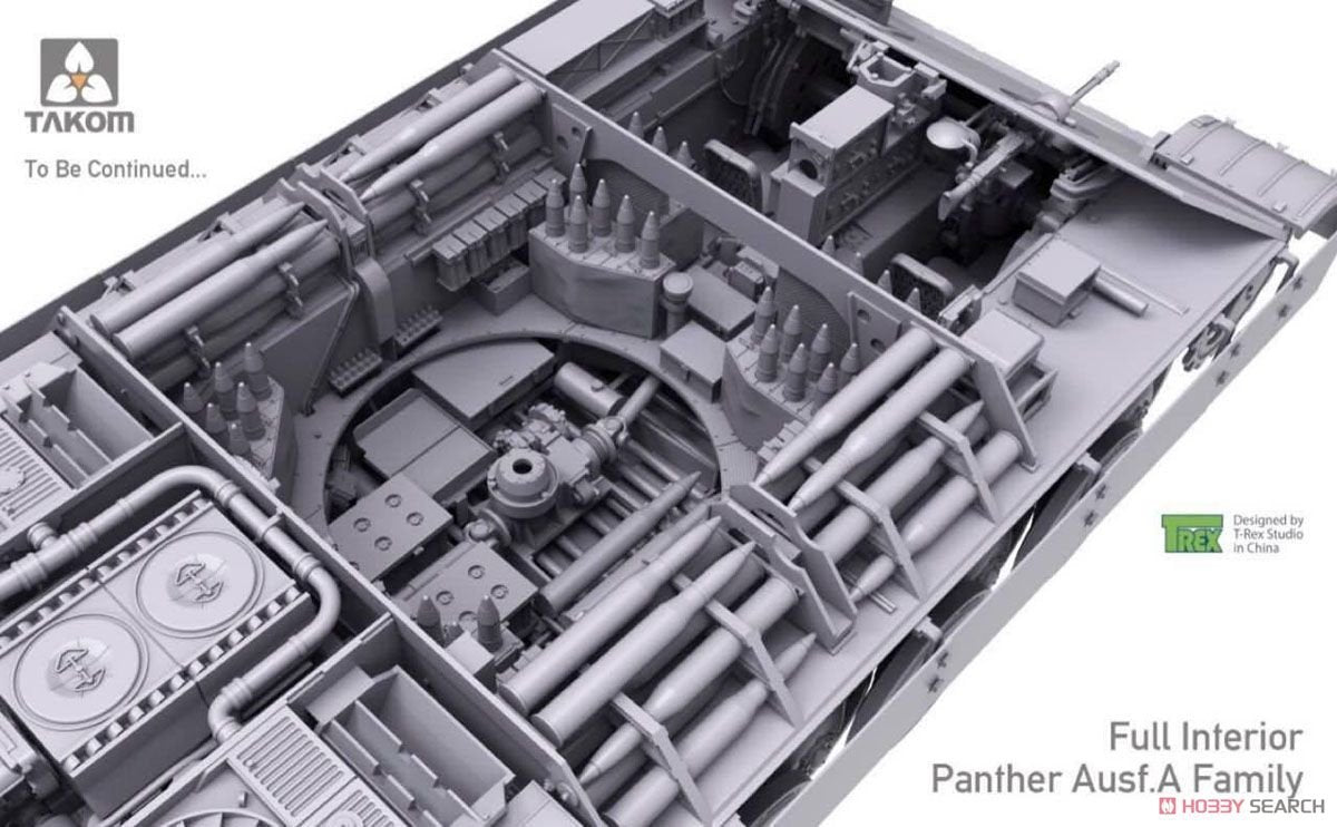 Takom 2098 Panther Ausf. A, production début de milieu (intérieur complet) 1/35  – image 4