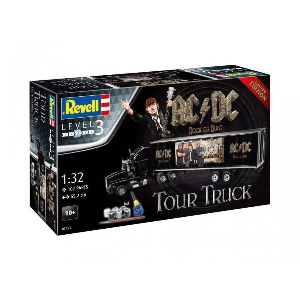 Revell 07453 Camion et remorque AC/DC - Rock or Bust-Tour 1/32