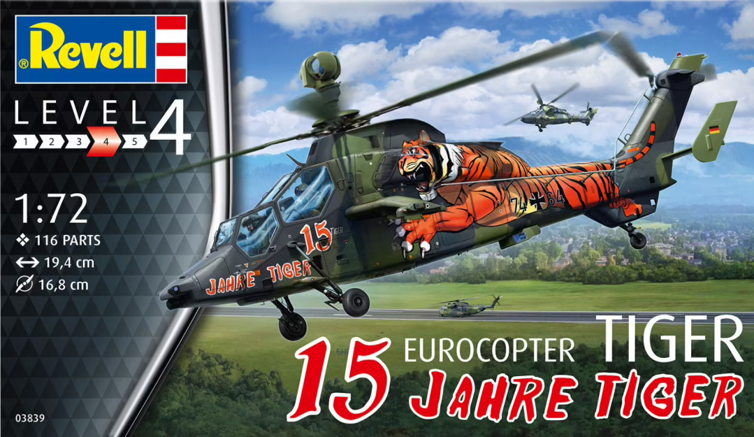 Revell 03839 Eurocopter Tiger 15 ans Tiger 1/72