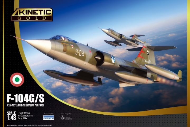 Kinetic K48093 F-104G/S ASA/M Starfighter Armée de l'air italienne 1/48
