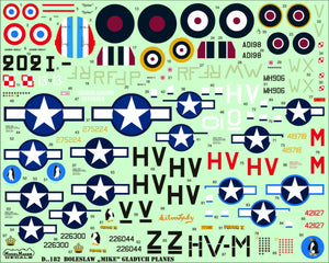 ModelMaker Decals D48182 Boleslaw &amp;quot;Mike&amp;quot; Gladych Planes 1/48 – zdjęcie 2