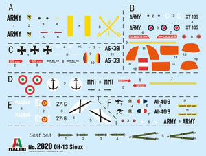 Italeri 2820 OH-13 Sioux 1/48  – immagine 2