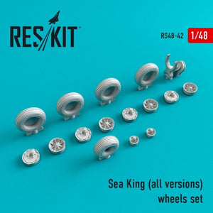 RESKIT RS48-0042 Sea King (toutes versions) jeu de roues 1/48