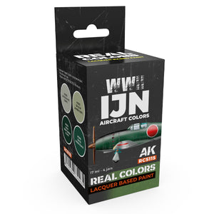 AK Interactive RCS115 Couleurs des avions de la Marine impériale japonaise de la Seconde Guerre mondiale 4 x 17 ml