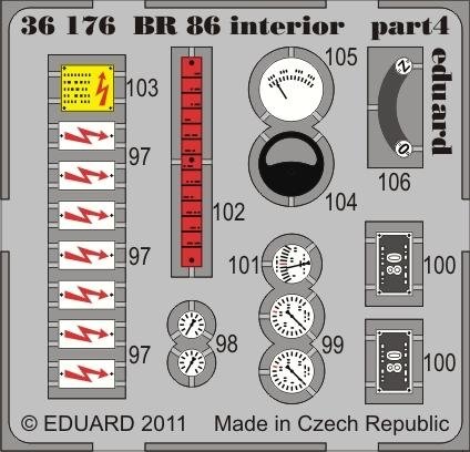 Eduard 36176 BR 86 intérieur 1/35 Trumpeter – Bild 4
