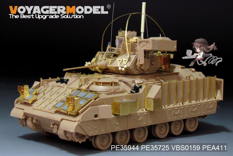 Maquette Voyager PE35944 M3A3 BRADLEY CFV de l&amp;#39;armée américaine moderne (modèle de base pour KINETIC K61014/ OROCHI IM001 IM002) à l&amp;#39;échelle 1/35  – image 6