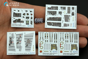 Quinta Studio QD+48370 F-4E tardif sans DMAS, intérieur imprimé en 3D et coloré sur papier décalcomanie (Meng) (avec pièces en résine imprimées en 3D) 1/48 – image 3