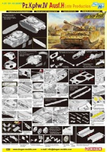 Dragon 6300 Pz.Kpfw.IV Ausf.H Production Tardive (1/35) – image 2