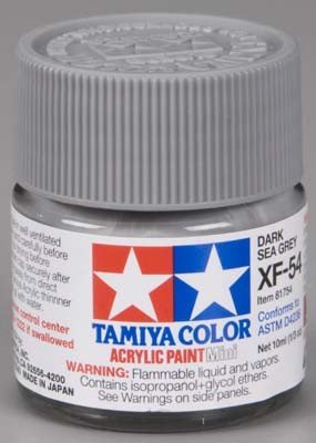 Peinture acrylique Tamiya XF54 Gris Mer Foncé (81754) 10 ml  – image 3