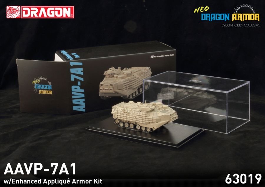 Dragon Armor 63019 AAVP-7A1 avec kit de blindage appliqué amélioré 1/72
