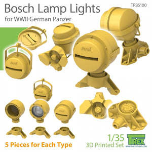 Lampes Bosch T-Rex Studio TR35100 pour Panzer allemand de la Seconde Guerre mondiale à l&amp;#39;échelle 1/35