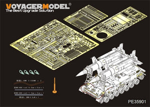 Modèle Voyager PE35901 Téléphone russe moderne 2K11A avec 9M8M Krug-a Basic pour TRUMPETER 1/35