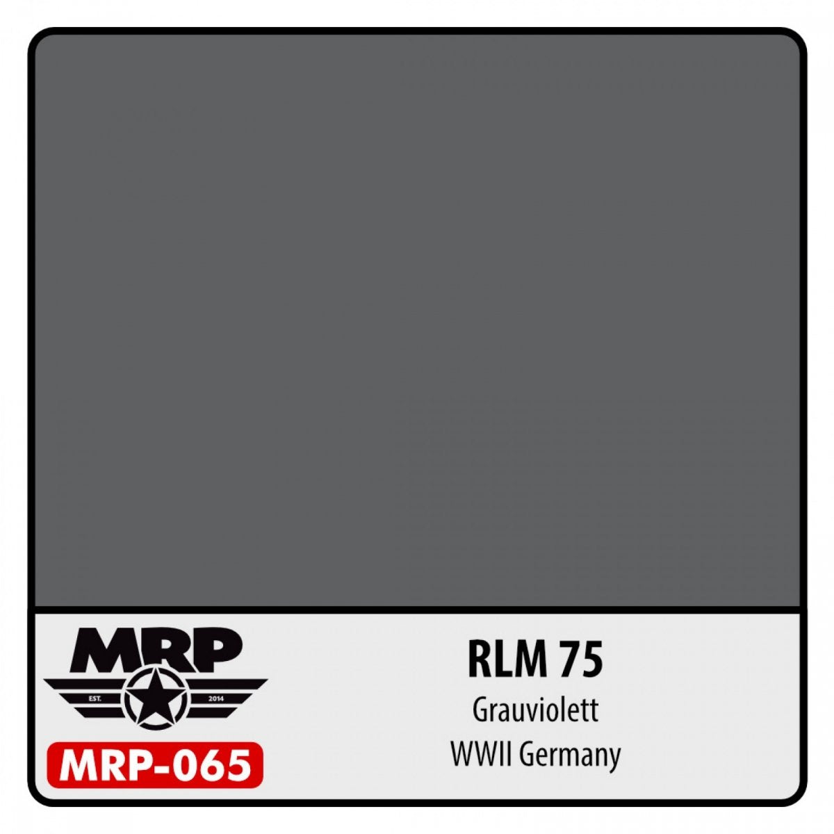 Peinture MR. Paint MRP-065 RLM 75 Gris-violet Seconde Guerre mondiale Allemande 30 ml