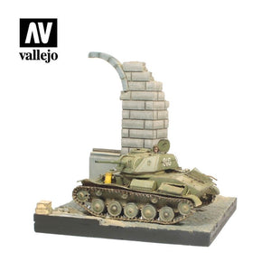 Vallejo SC003 Diorama Bâtiment européen en ruine 1/35