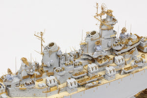 Pontos 37034FB USS BB-63 Missouri 1945 Ensemble de détails avancés pour maquette Hobbyboss (pont en bois teinté bleu 20B) 1/350 – image 4