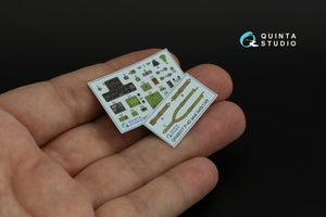 Intérieur imprimé en 3D et coloré sur papier décalcomanie (accessoire transparent) Quinta Studio QD48250 H75 M/N/O Hawk, échelle 1/48  – image 9
