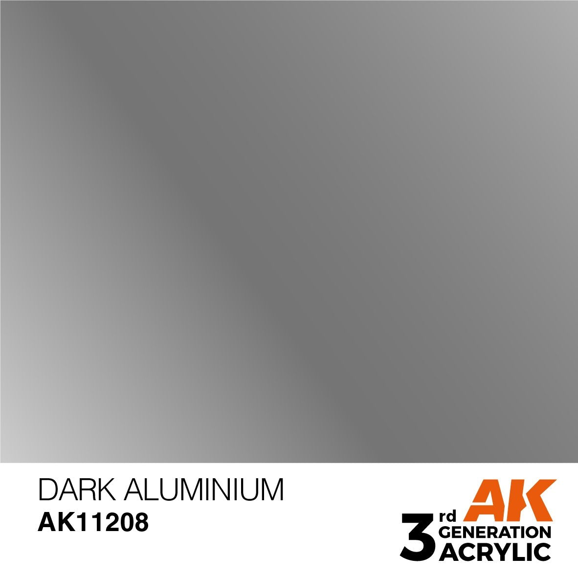 AK Interactive AK11208 DARK ALUMINUM – ​​MÉTALLIQUE 17 ml