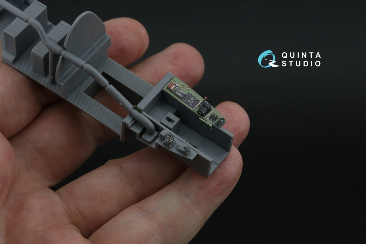 Intérieur imprimé en 3D et coloré sur papier décalcomanie Quinta Studio QDS-48555 Bristol Beaufighter NF.Mk.VI (Tamiya, petite version) 1/48 – imagen 5