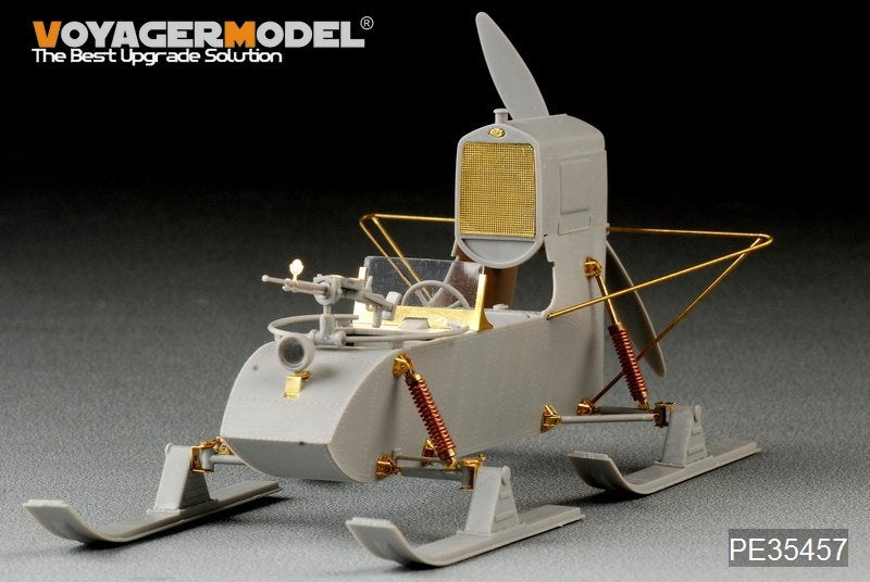 Maquette Voyager PE35457 Aerosan soviétique RF-8/GAZ-98 de la Seconde Guerre mondiale pour TRUMPERTER 02322 1/35 – image 6