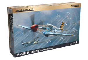 Verrière Birdcage Eduard 82107 pour P-51B Mustang, échelle 1/48