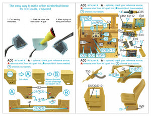 Intérieur imprimé en 3D et coloré sur papier décalcomanie pour la famille HUMVEE (Bronco) de Quinta Studio QD35043, échelle 1/35 – immagine 2